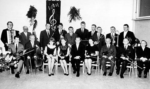 Konzert am 12.12.1965 im Gemeinschaftsraum der Schule am Berg.