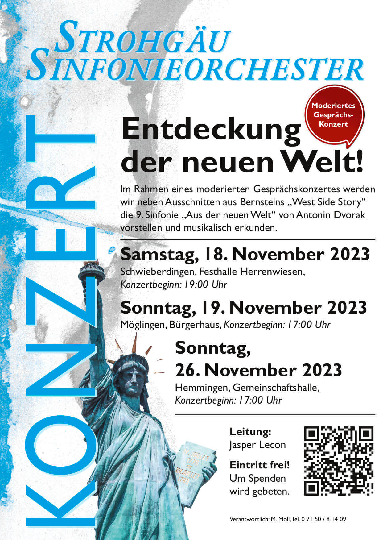 Herbstkonzert 2023 Entdeckung der neuen Welt