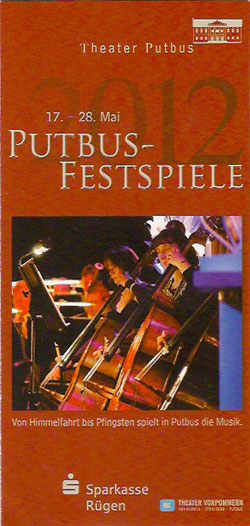 Flyer Putbus-Festspiele 2012
