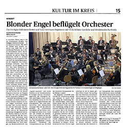 Konzertkritik der LKZ vom 18. November 2015
